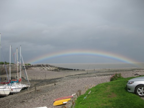 Rainbow at Porlock Weir